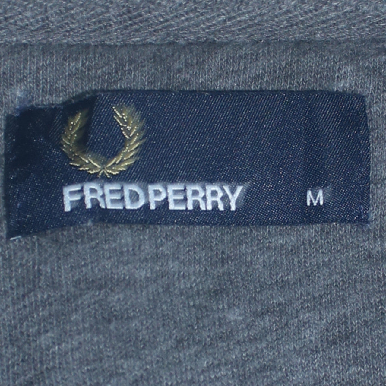 Fred Perry Men's Grey Button Cardigan Sweatshirt M