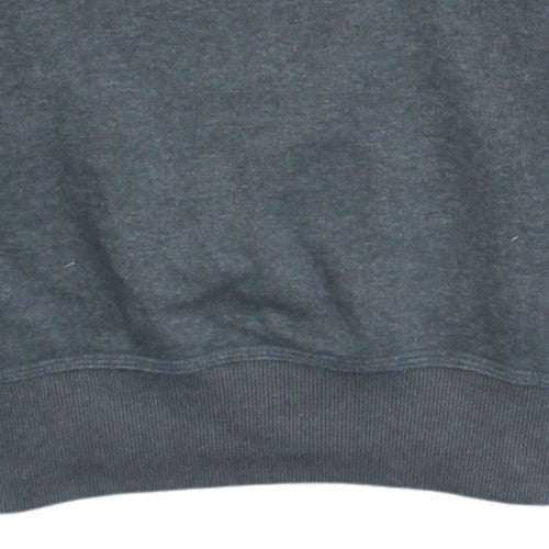 Champion Men's Grey Crew Neck Sweatshirt Size S Classic Fit