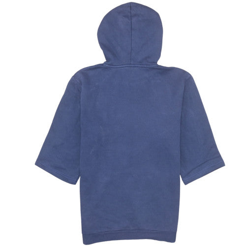 Puma Boys Blue Hoodie Short Sleeve Pullover Cotton Blend 12 Years