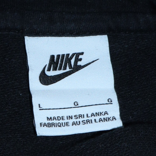 Nike Men's Black Pullover Hoodie L Fleece EM Lyon Business School