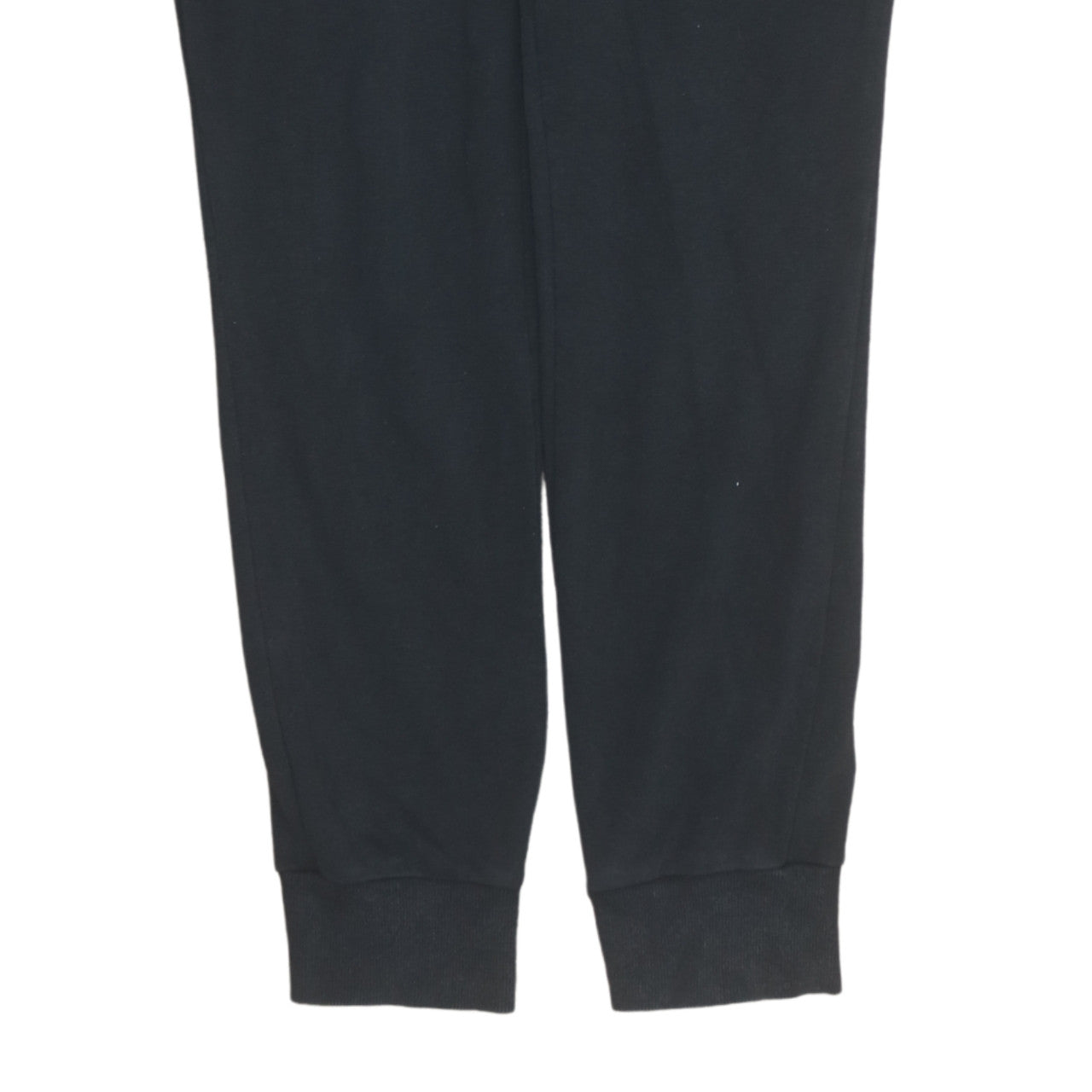 Puma Womens Black Jogger Trousers Size M Elastic Waist Cuffed