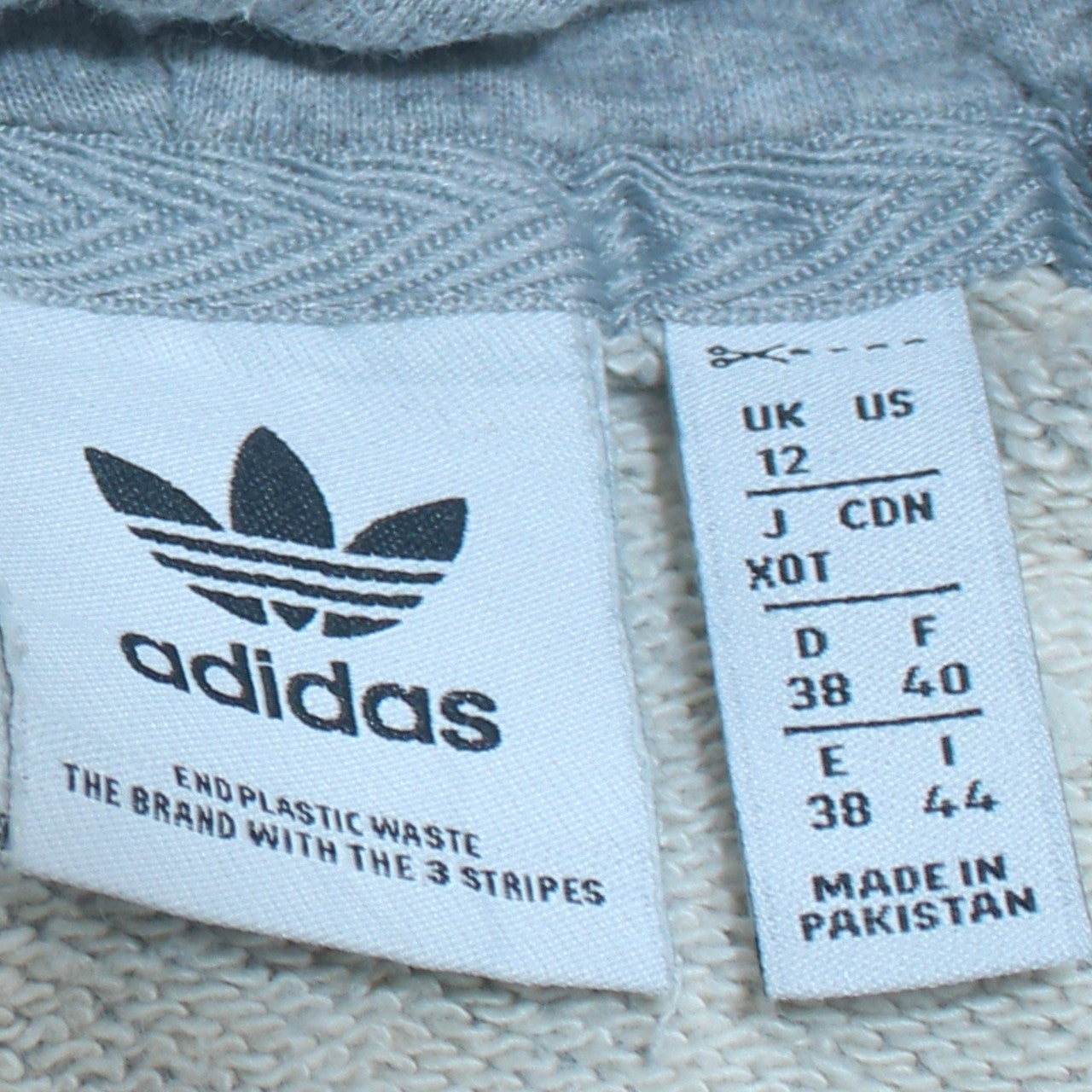 Adidas Women Grey Size 12 Pullover Hoodie Sweatshirt