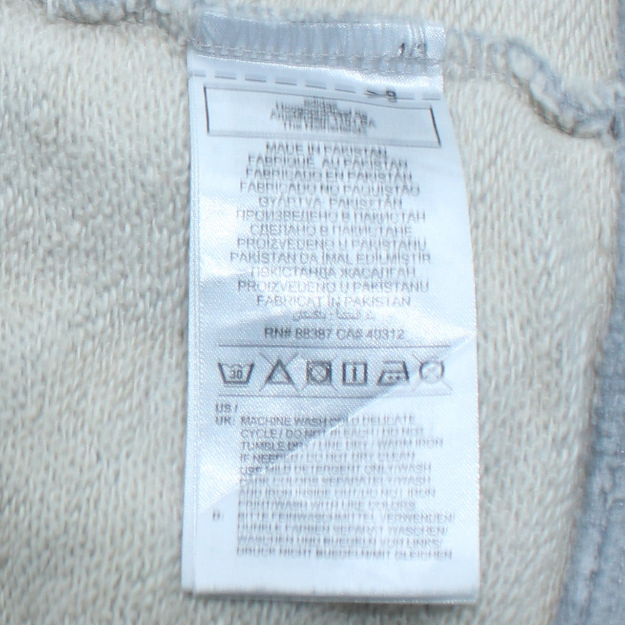 Adidas Women Grey Size 12 Pullover Hoodie Sweatshirt