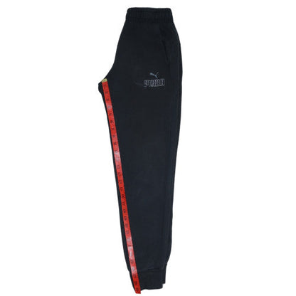 Back view of Puma Men’s Black Small Regular Fit Sweatpants Joggers