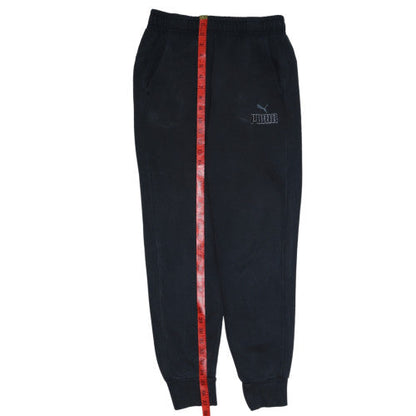 Close-up detail of Puma Men’s Black Small Regular Fit Sweatpants Joggers