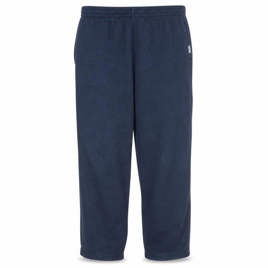 Reebok Men Blue Large Fleece Sweatpants Elastic Waist Casual
