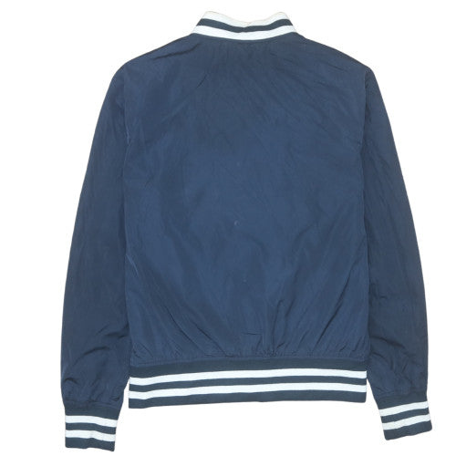 Goodfellow & Co Men's Blue Varsity Jacket M Water Resistant Casual