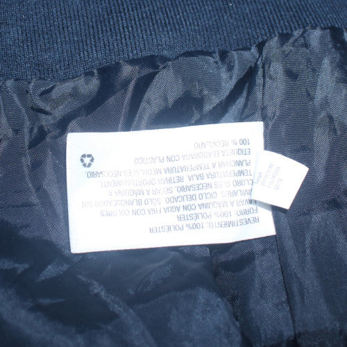 Goodfellow & Co Men's Blue Varsity Jacket M Water Resistant Casual
