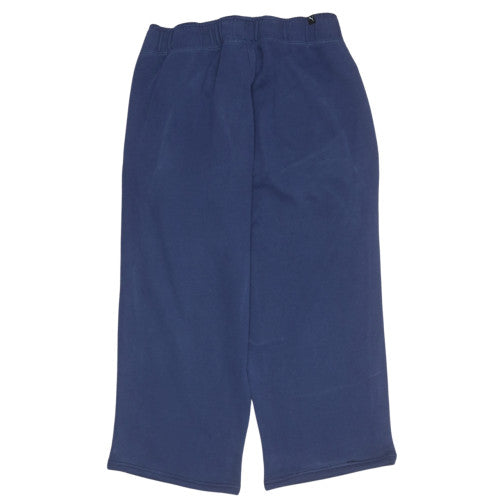 Puma Women’s Blue Fleece Sweatpants M Regular Fit Elastic Waist