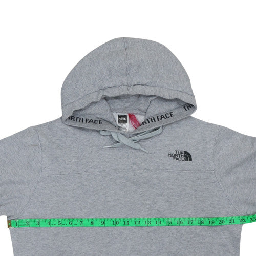 The North Face Men's Grey Pullover Hoodie Size S Regular Fit Logo