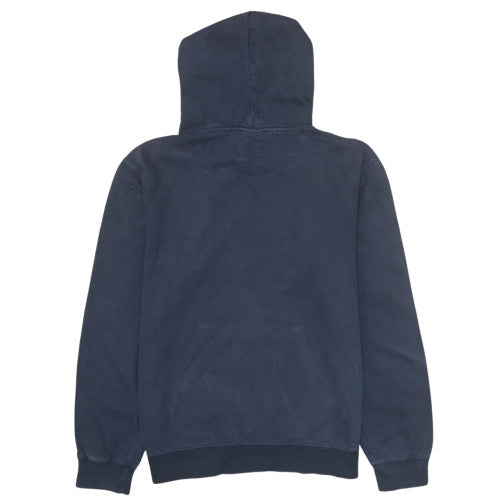 Champion Men's Blue Pullover Hoodie Medium Logo Fleece Sweatshirt
