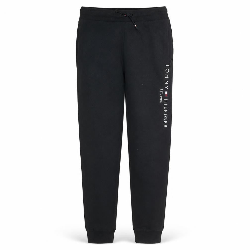 Tommy Hilfiger Womens Black Cotton Jogger Sweatpants Size 14