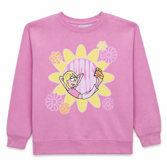 Disney Lizzie McGuire Pink Graphic Sweatshirt Girls S Pullover