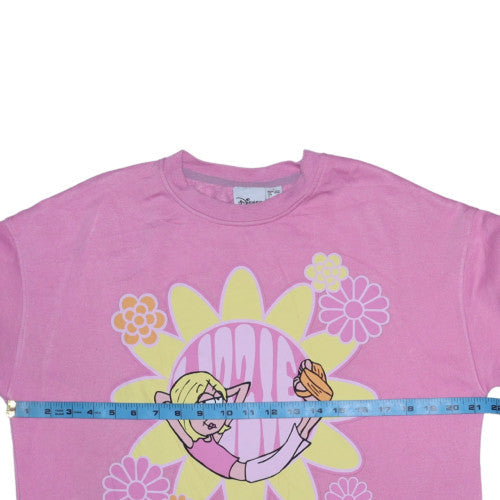 Disney Lizzie McGuire Pink Graphic Sweatshirt Girls S Pullover