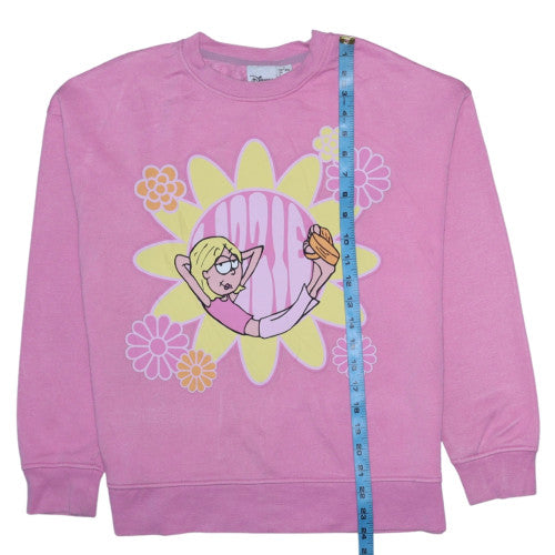 Disney Lizzie McGuire Pink Graphic Sweatshirt Girls S Pullover