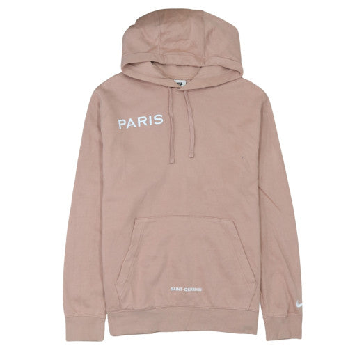 Nike Men's Beige Paris Pullover Hoodie L Graphic Fleece Sweatshirt