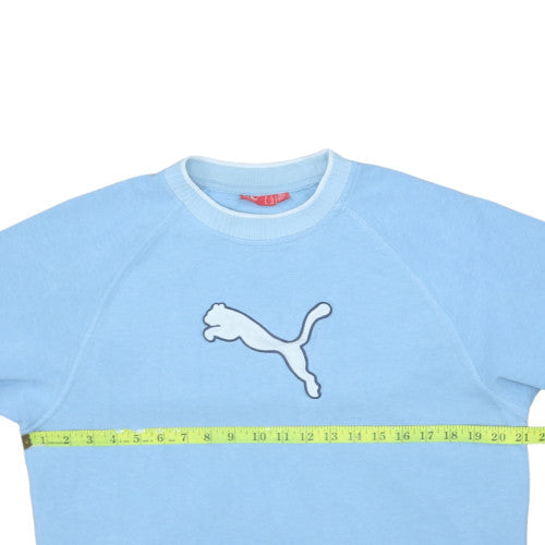 Puma Boys Blue Crew Neck Sweatshirt XL (14-15 Years) Cotton Blend