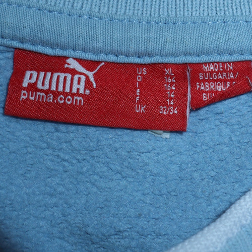 Puma Boys Blue Crew Neck Sweatshirt XL (14-15 Years) Cotton Blend