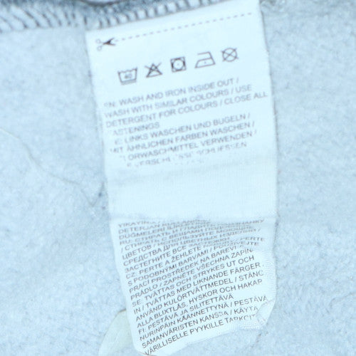 Puma Boys Grey Full Zip Hoodie Age 13-14 Years Cotton Blend