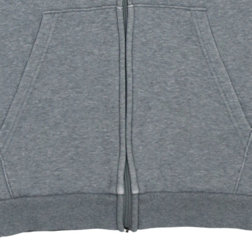 Puma Boys Grey Full Zip Hoodie Age 13-14 Years Cotton Blend