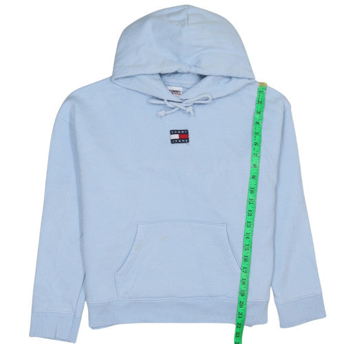 Tommy Jeans Womens Light Blue XL Pullover Hoodie 100% Cotton