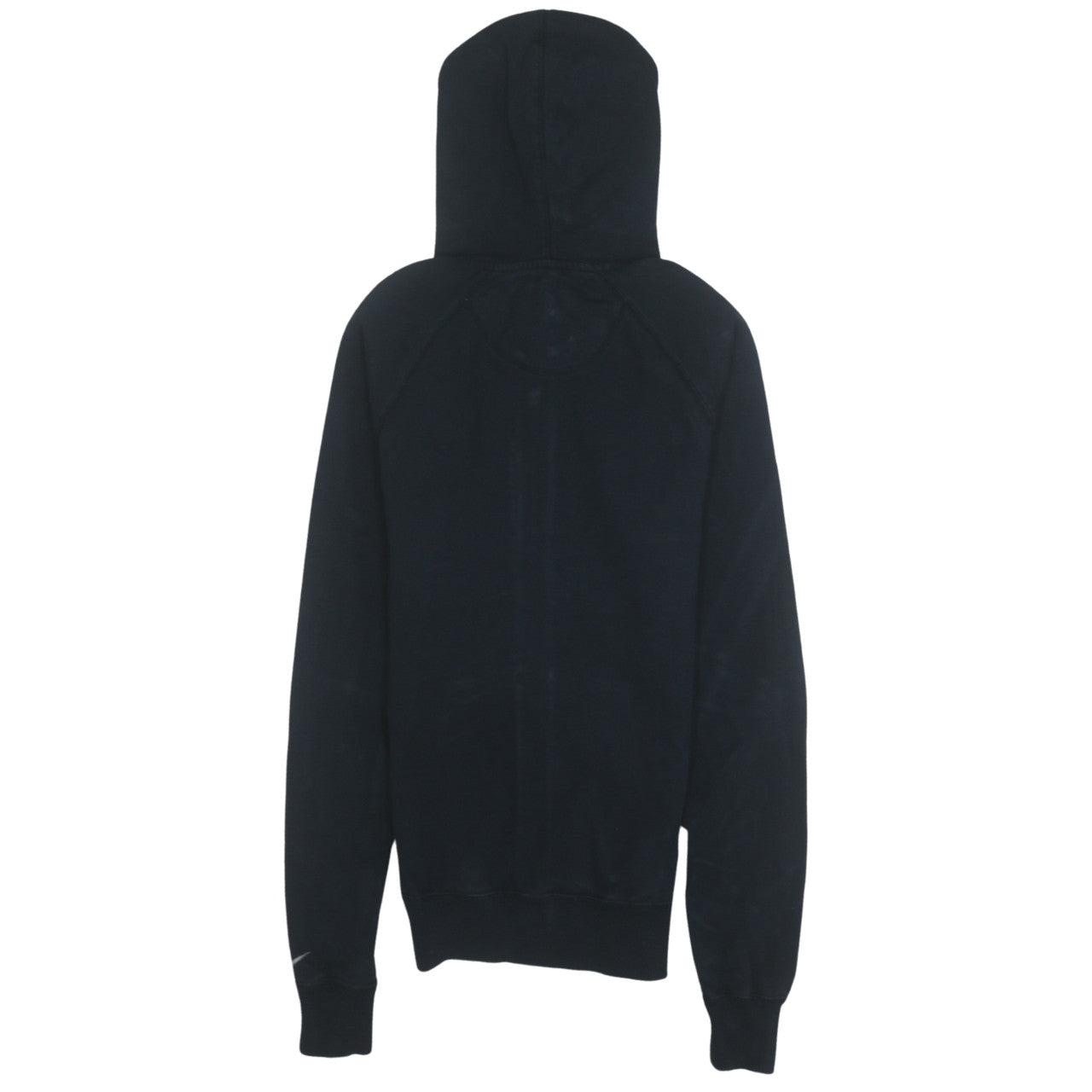 Nike Womens Black Full Zip Hoodie XS Cotton Blend