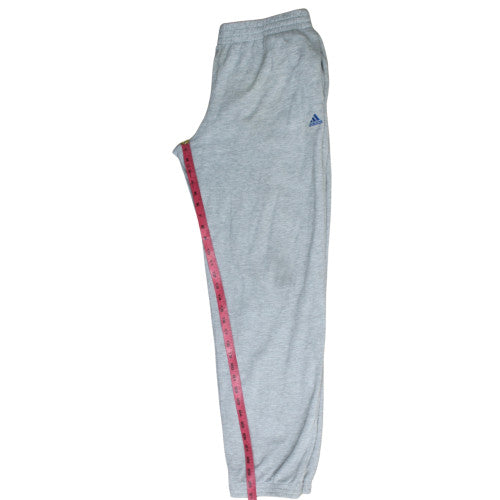 Adidas Mens Grey L Sweatpants Jogger Trousers Essentials