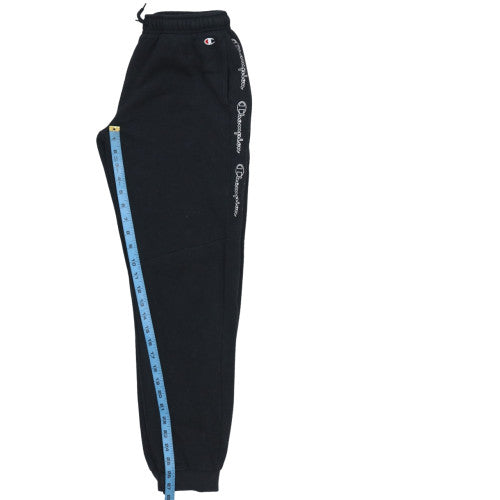 Champion Boys Black XL Jogger Sweatpants 13-14 Years Elastic Waist Fleece