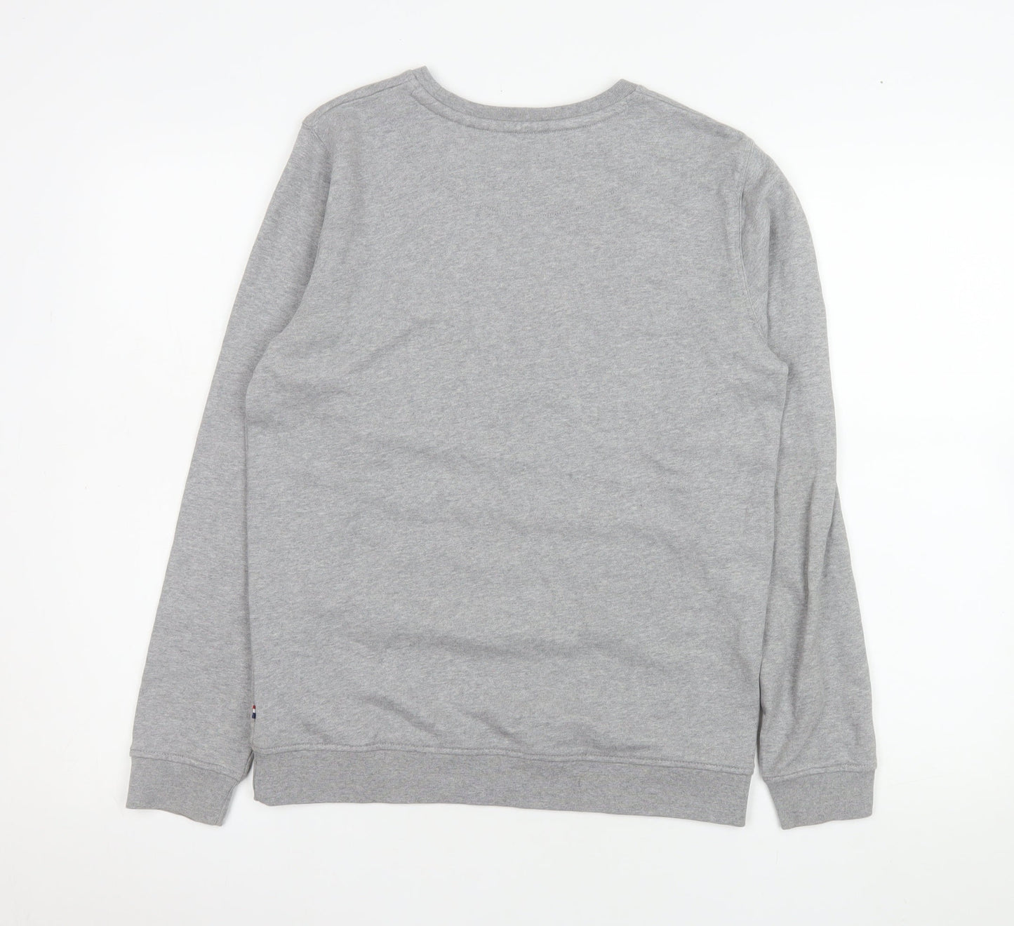 U.S. Polo Assn. Boys Grey Pullover Sweatshirt 12-13 Years Crew Neck Logo Print