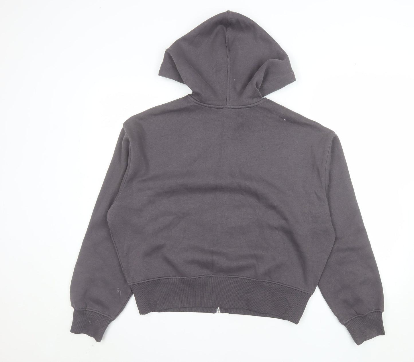Marks and Spencer Women Grey Small Hoodie Zip Jacket