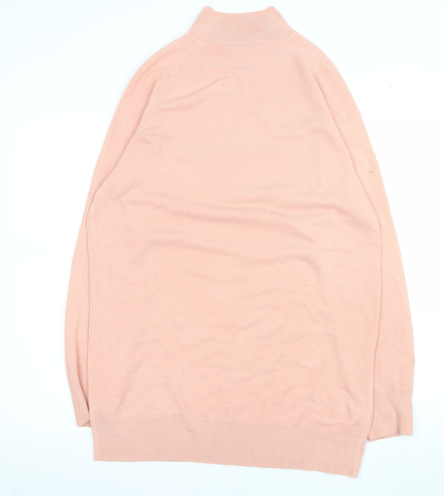 Very Women's Pink Mock Neck Long Sleeve Knit Jumper Size 14