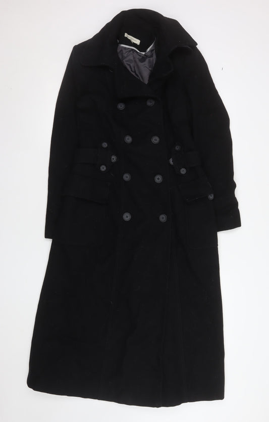Rocha.John Rocha Women's Black Wool Trench Coat Size 10