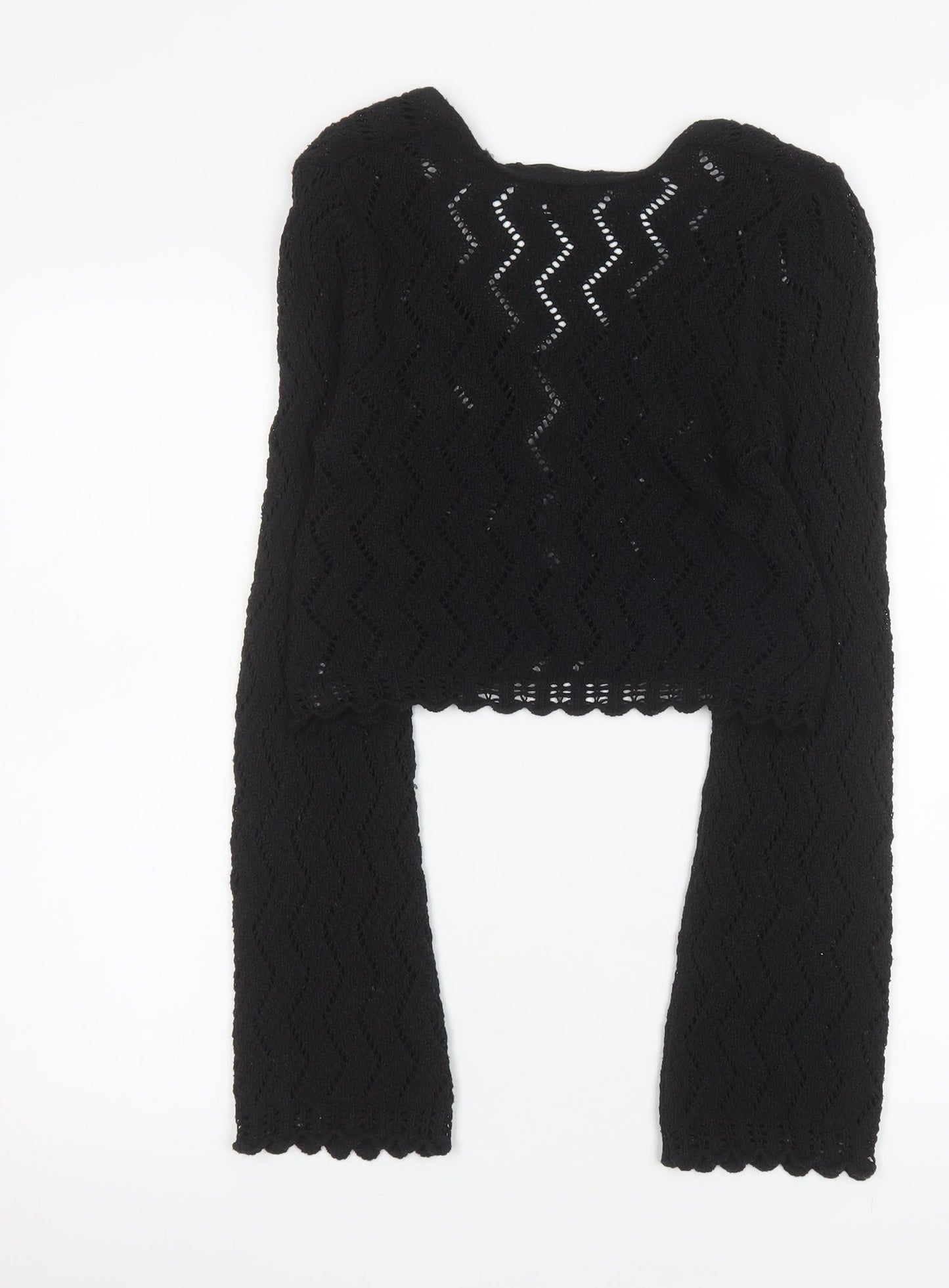 River Island Women’s Black V-Neck Knit Cardigan Size 6