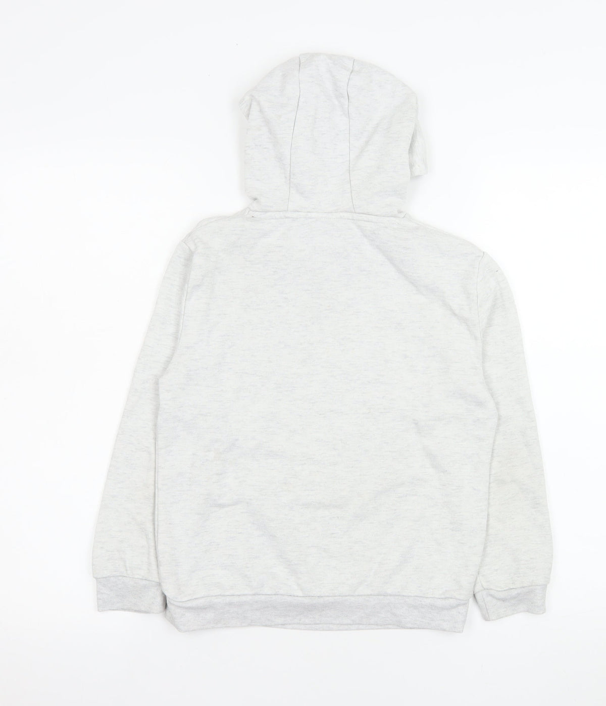 Star Wars Boys Grey The Mandalorian Hoodie 8-9 Years Pullover Cotton Blend