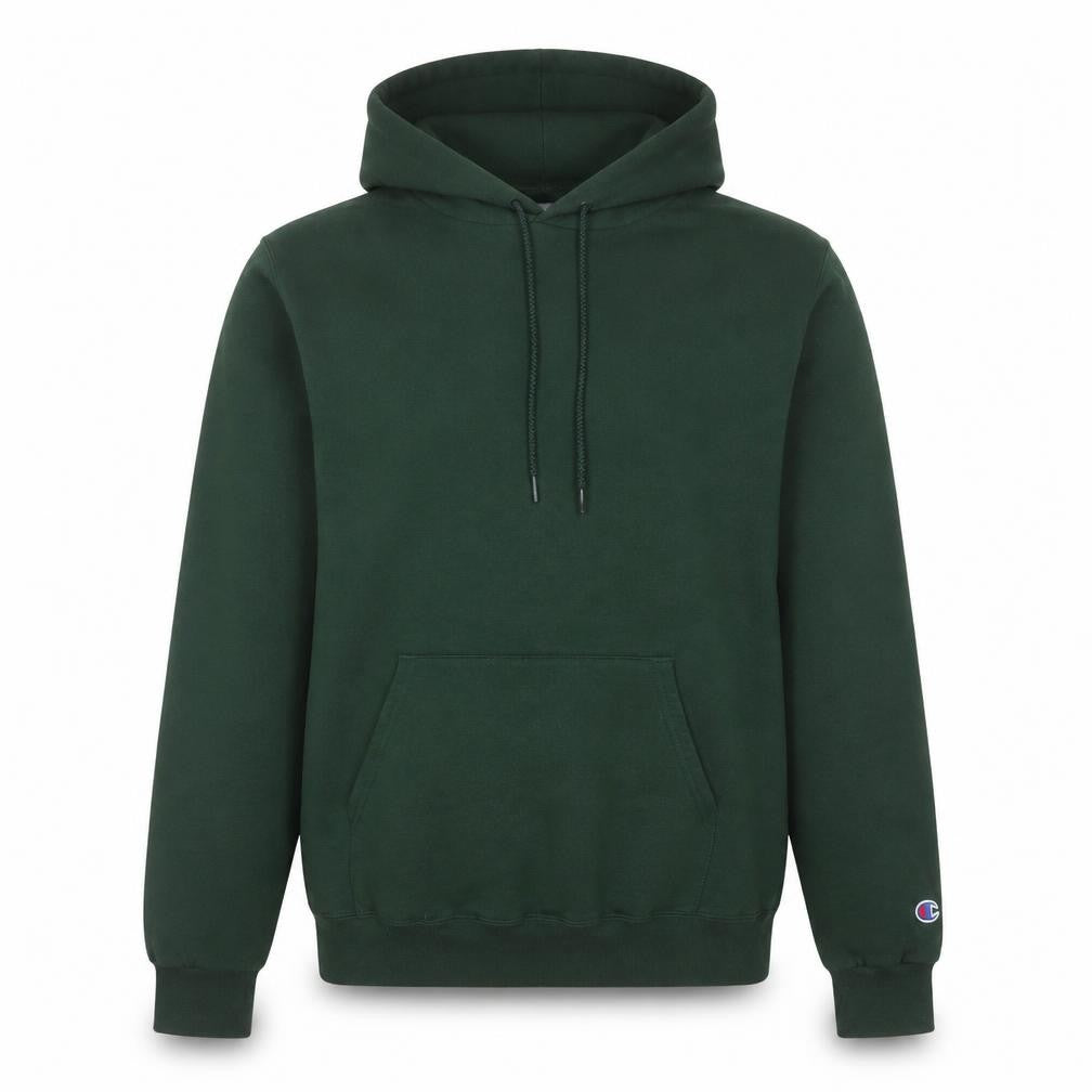 Champion Men’s Green Pullover Hoodie Size S Regular Fit