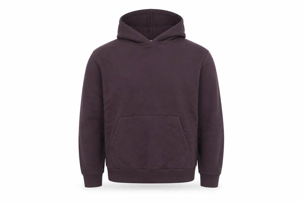 Marks & Spencer Men's Brown Pullover Hoodie Small Fleece Cotton Blend