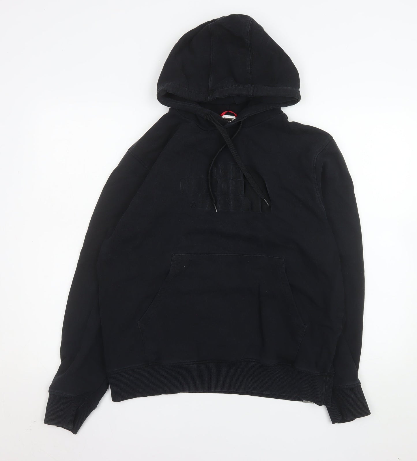 The North Face Men's Black Pullover Hoodie Size L Cotton