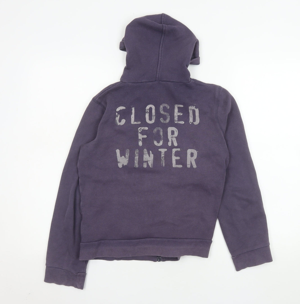 French Connection Girls Purple Hooded Full Zip Fleece Jacket Age 12