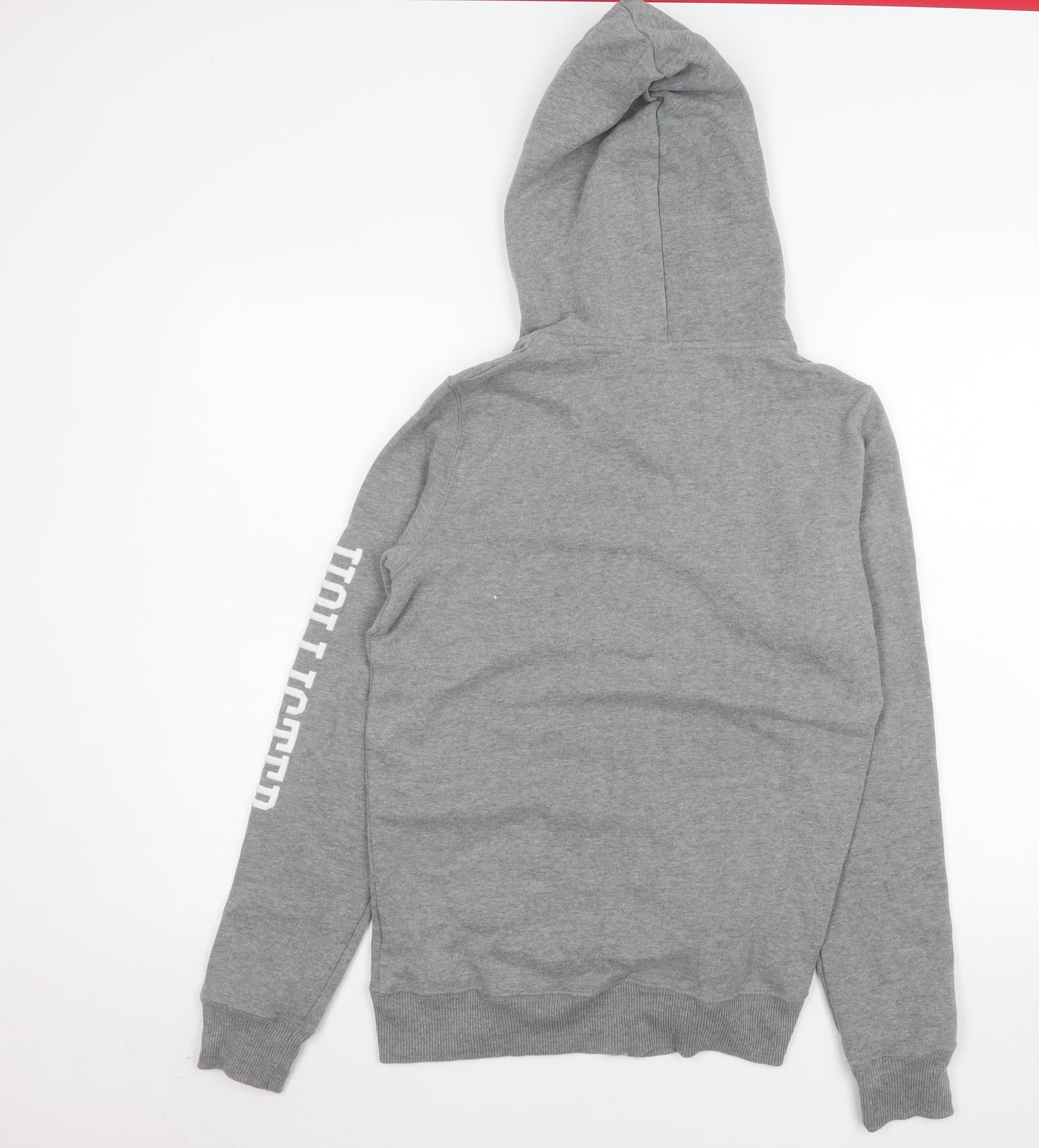 Hollister Women Grey Full Zip Hoodie Jacket M
