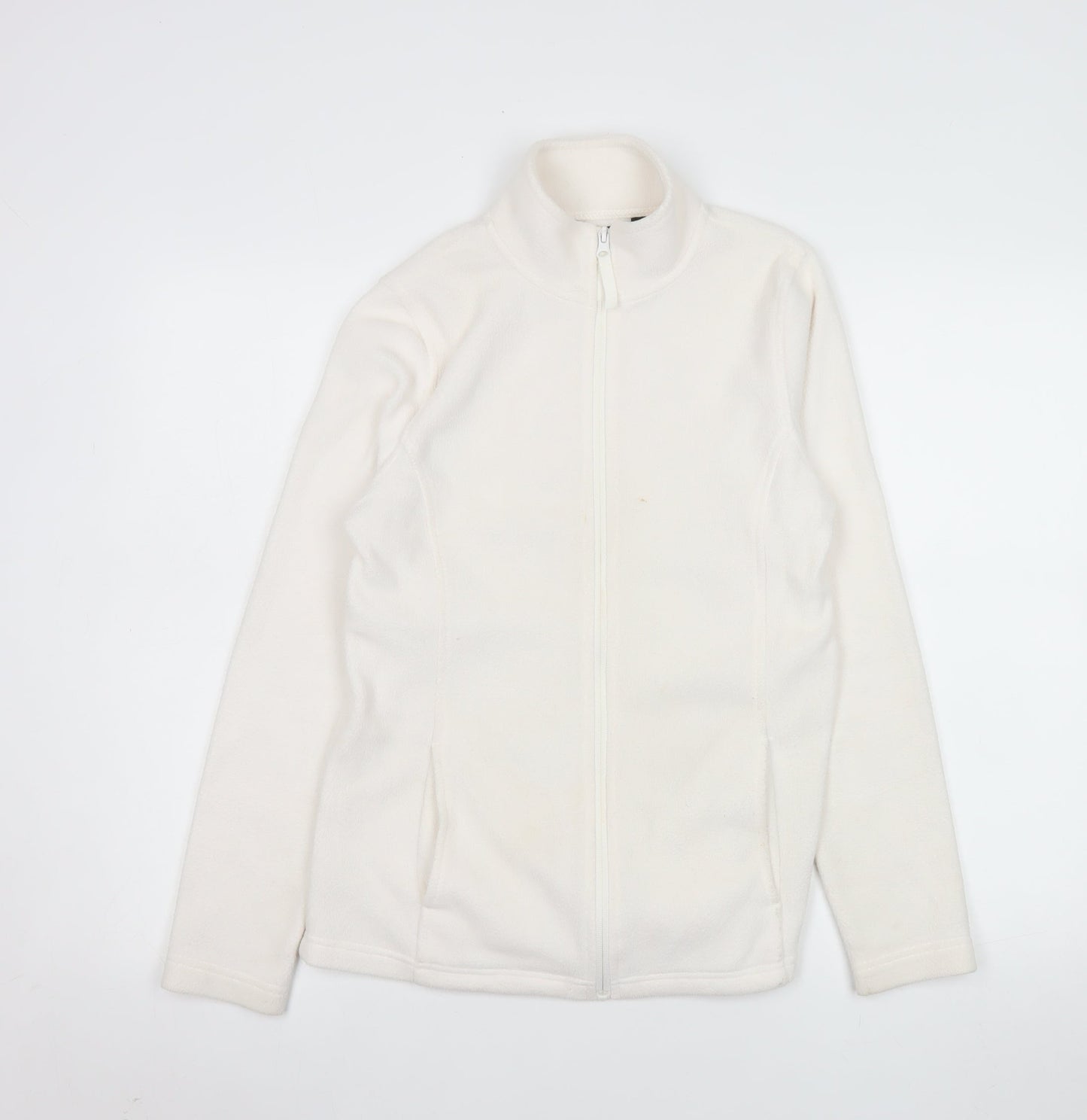 St. Bernard for Dunnes Stores Women's Ivory Full Zip Fleece Sweatshirt S