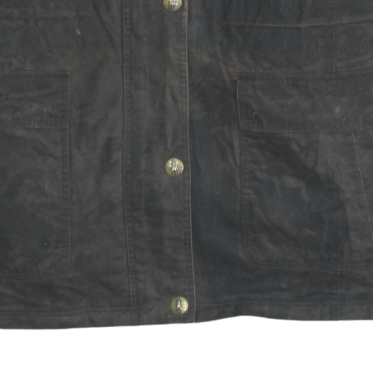 Jack Murphy Men's Brown Waxed Mid-Length Coat Lined Waterproof Jacket L