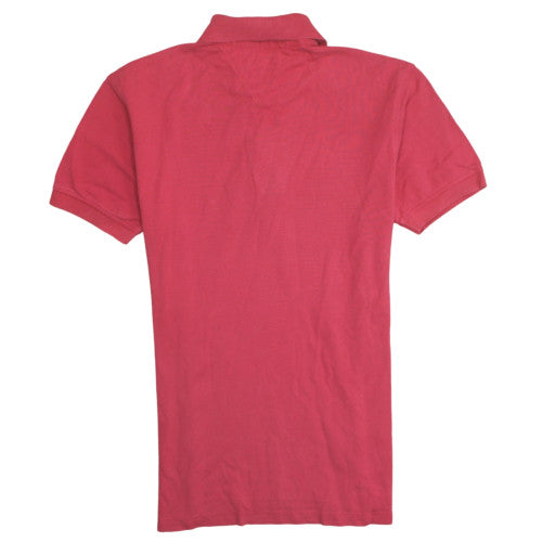 Tommy Hilfiger Men's Red Cotton Short Sleeve Polo Shirt M