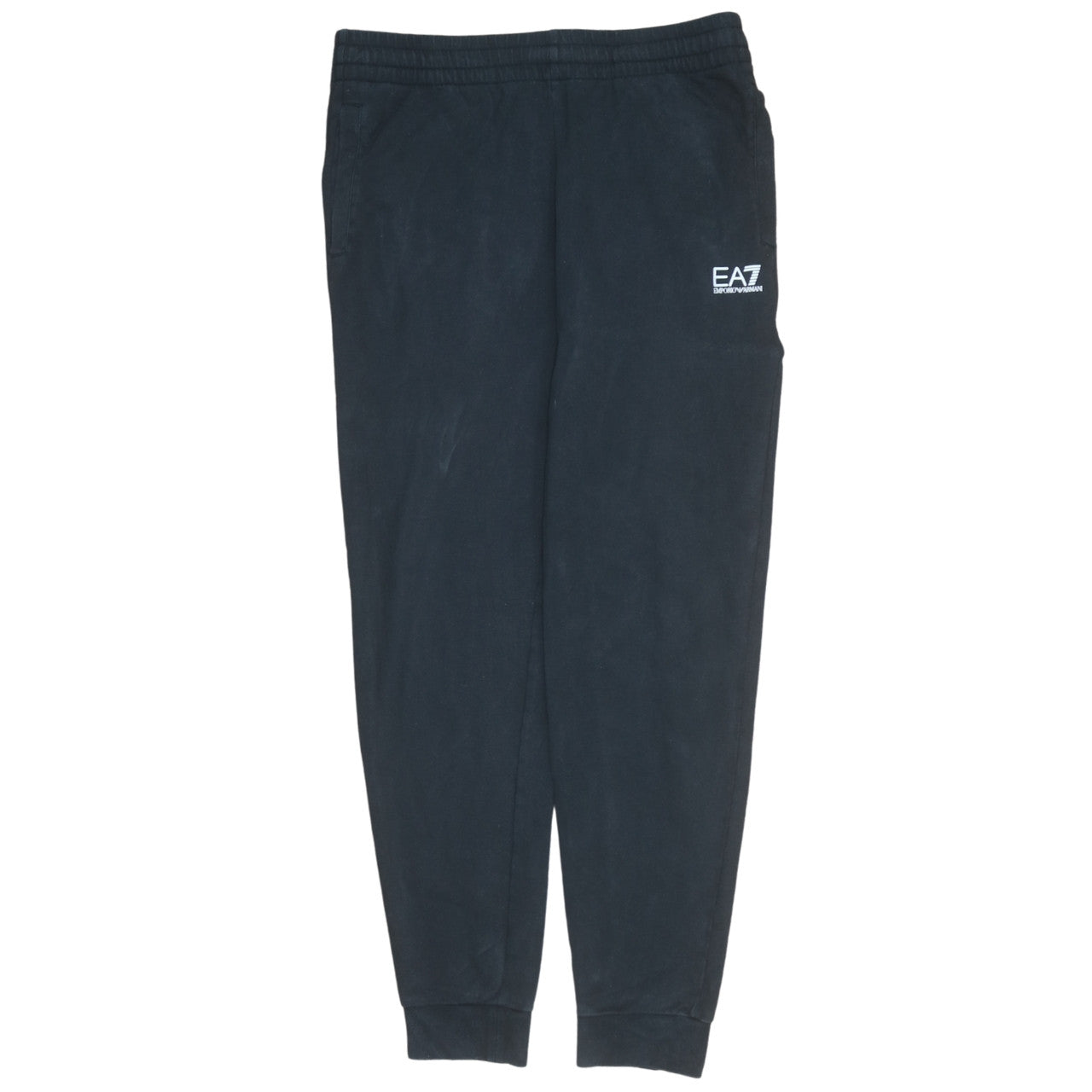 Emporio Armani EA7 Men's Black Joggers Regular Fit Stretch