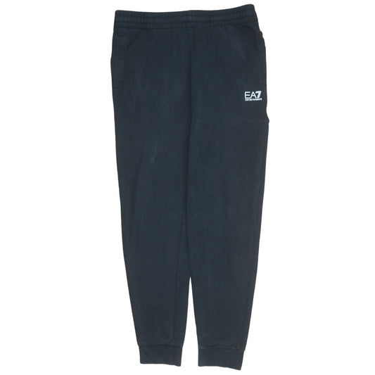 Emporio Armani EA7 Men's Black Joggers Regular Fit Stretch