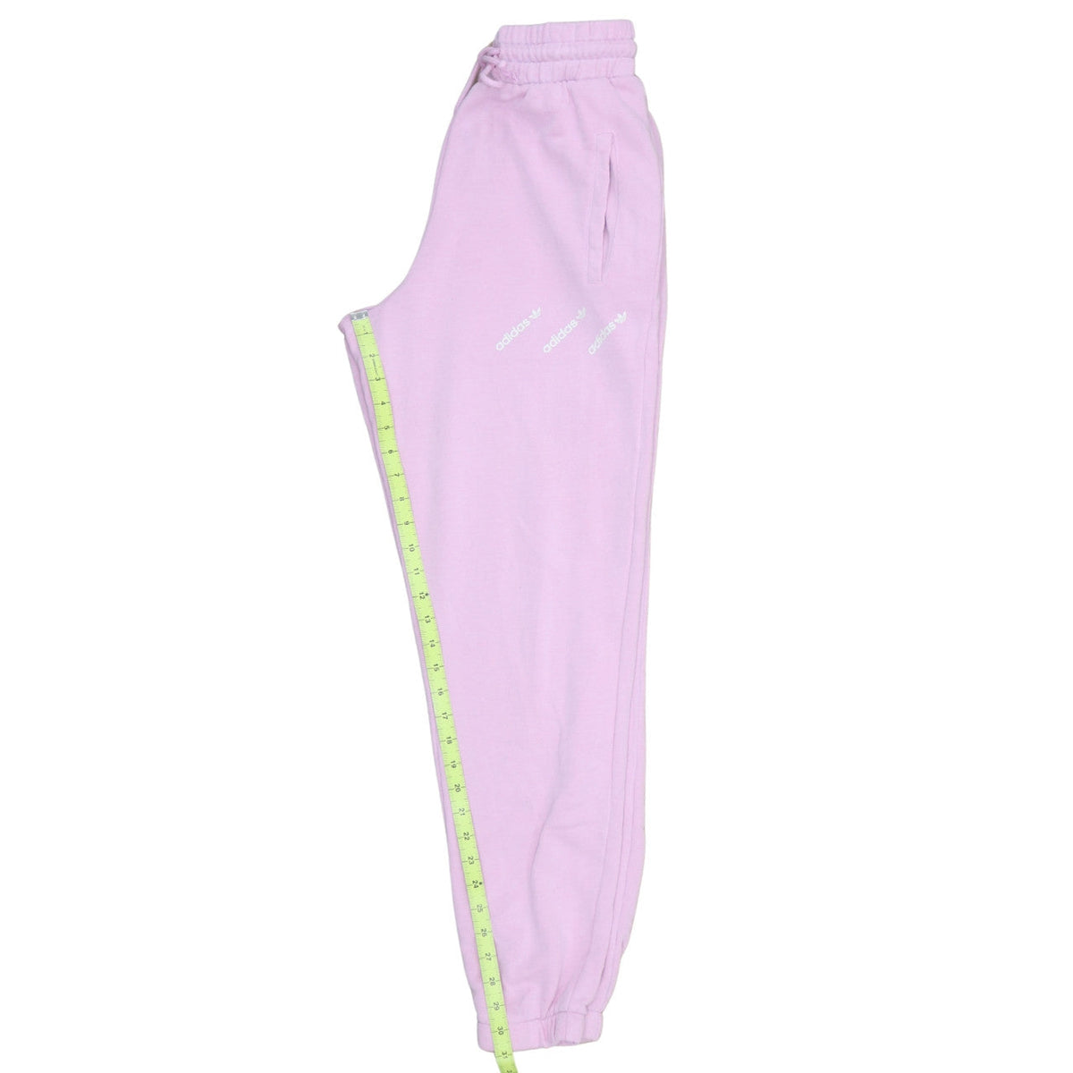 Adidas Women Pink Size 8 Jogger Sweatpants Elastic Waist Cotton Blend
