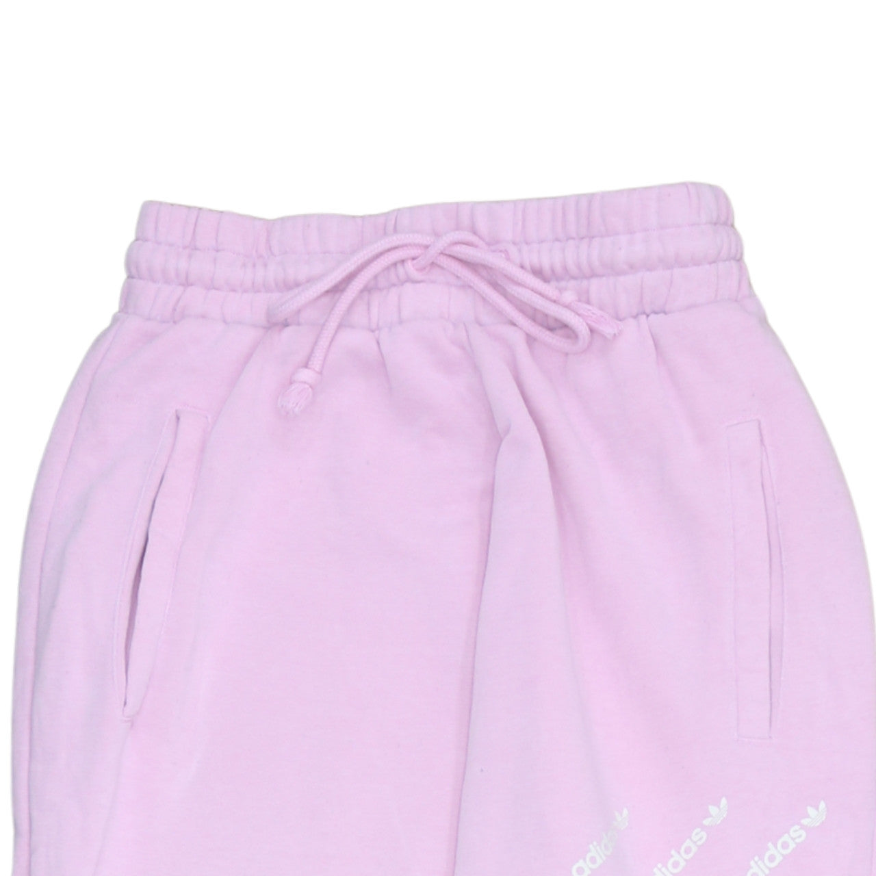 Adidas Women Pink Size 8 Jogger Sweatpants Elastic Waist Cotton Blend