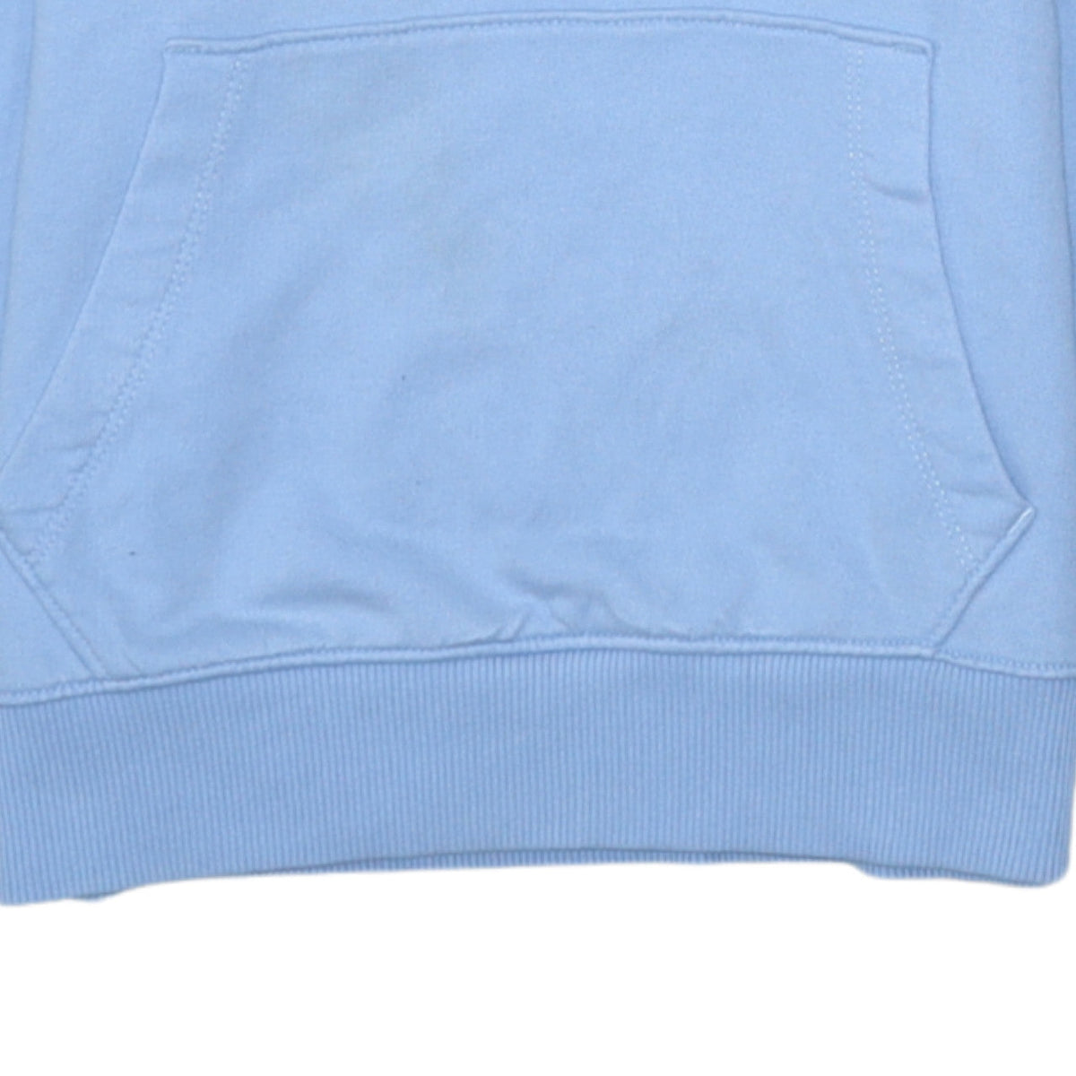 Tommy Hilfiger Boys Blue Pullover Hoodie Size 152 Cotton Logo Sweatshirt