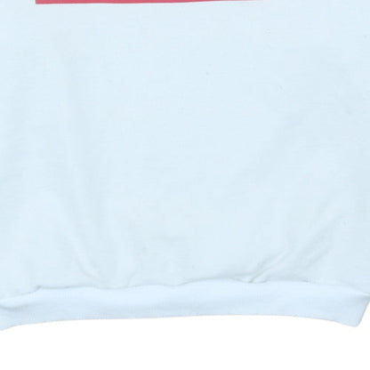 Levi's Women's White Logo Crew Neck Pullover Sweatshirt Size S