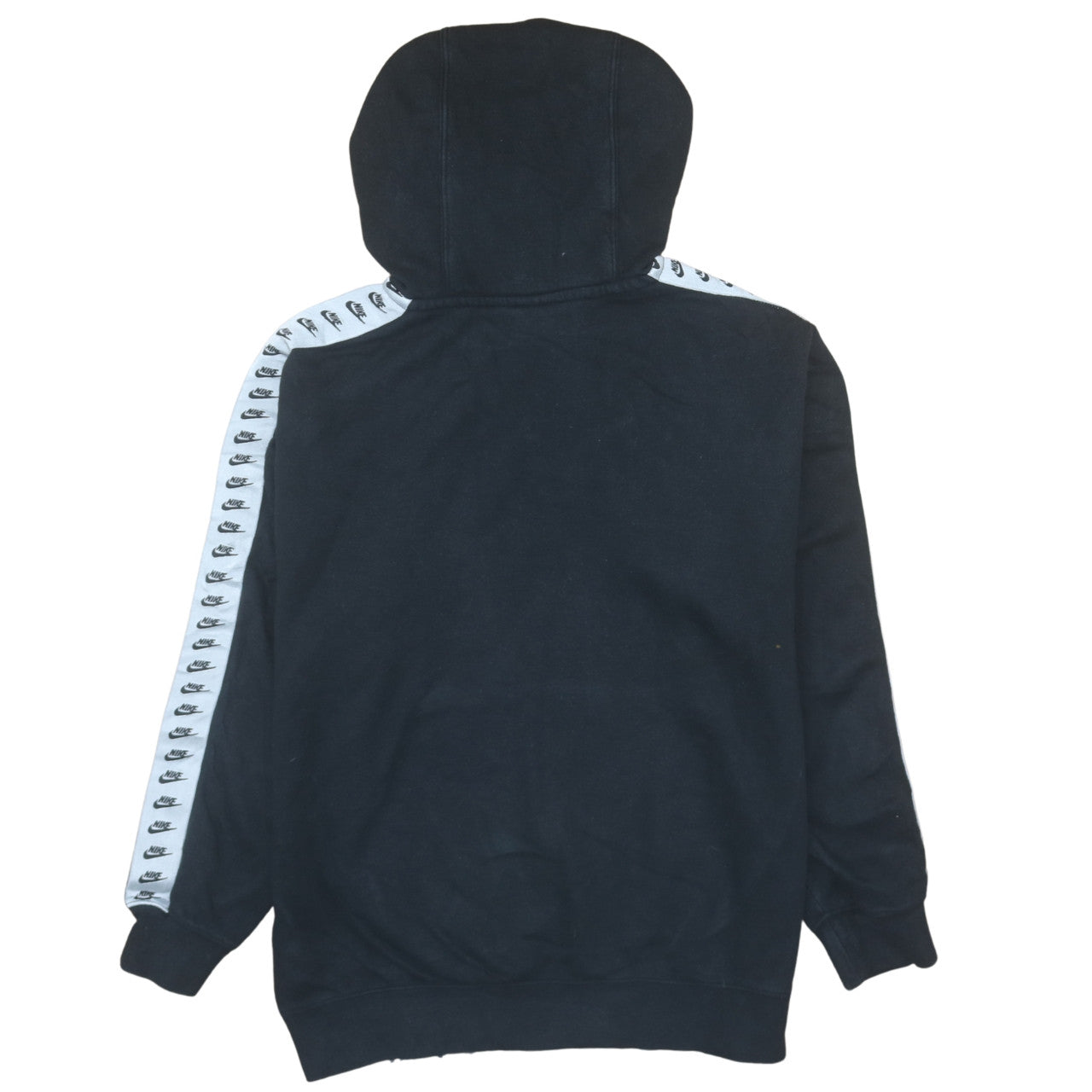 Nike Women's Black Pullover Hoodie Medium Cotton Blend Logo