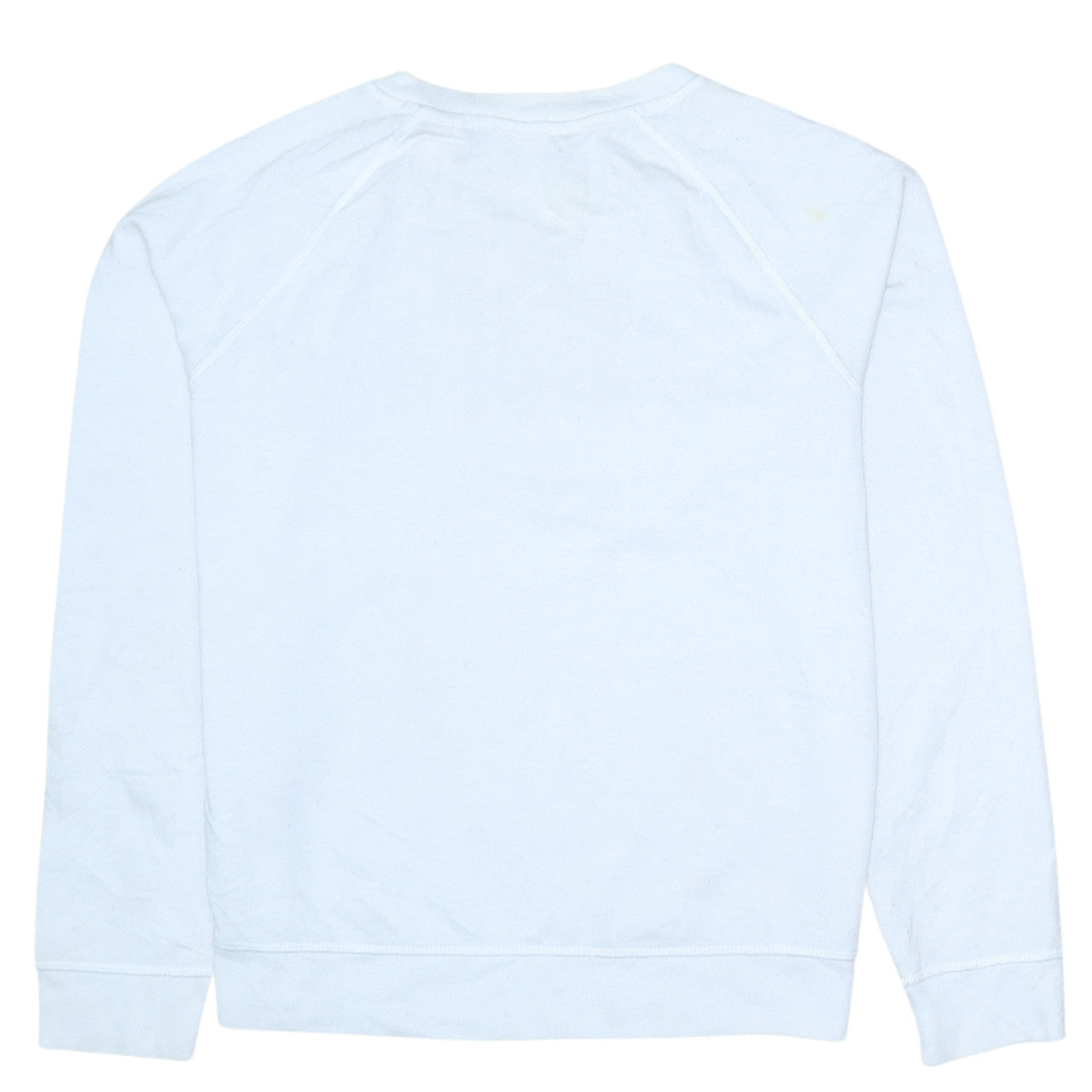 Levi's Women's White Logo Crew Neck Pullover Sweatshirt M